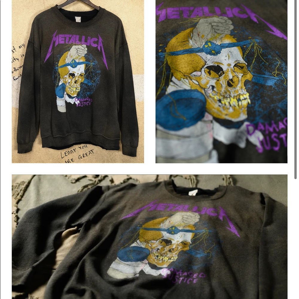 ISO Metallica sweatshirt xs/small/med